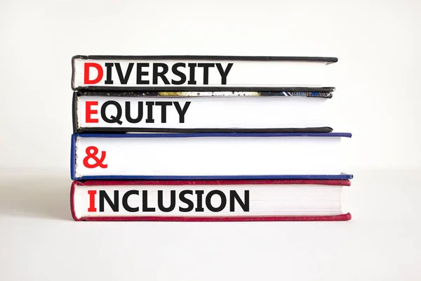 Dei Diversidade Equidade Símbolo Inclusão Palavras Conceituais Dei Diversidade Equidade — Fotografia de Stock