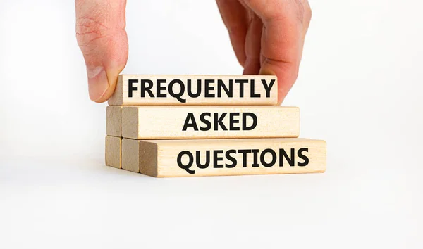 Faq Frequently Asked Questions Symbol Concept Words Faq Frequently Asked — Stock Photo, Image