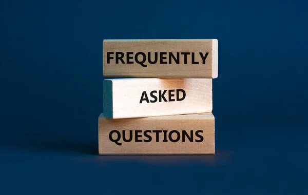 Faq Frequently Asked Questions Symbol Concept Words Faq Frequently Asked — Stock Photo, Image