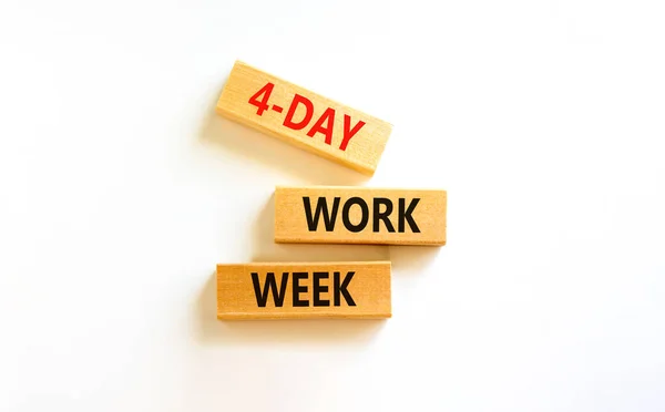Day Work Week Symbol Concept Words Day Work Week Wooden — Stock Photo, Image