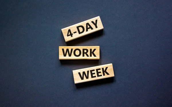 Day Work Week Symbol Concept Words Day Work Week Wooden — Stock Photo, Image