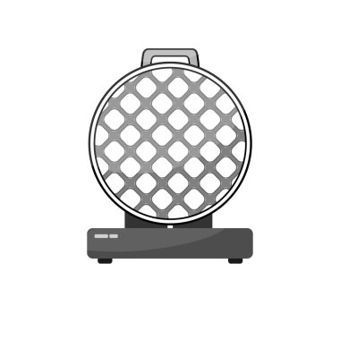 Waffle-Demir ikonu seti. Beyaz arkaplanda web tasarımı için basit waffle-ızgara vektör simgeleri kümesi