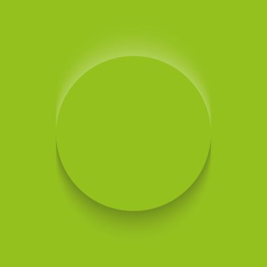 Yeşil çerçeve tasarımı. Kozmetik ürün için soyut üç boyutlu daire arka planı. Kopya alanı olan lüks geometrik arkaplan koleksiyonu. Üst Manzara. EPS10 vektörü