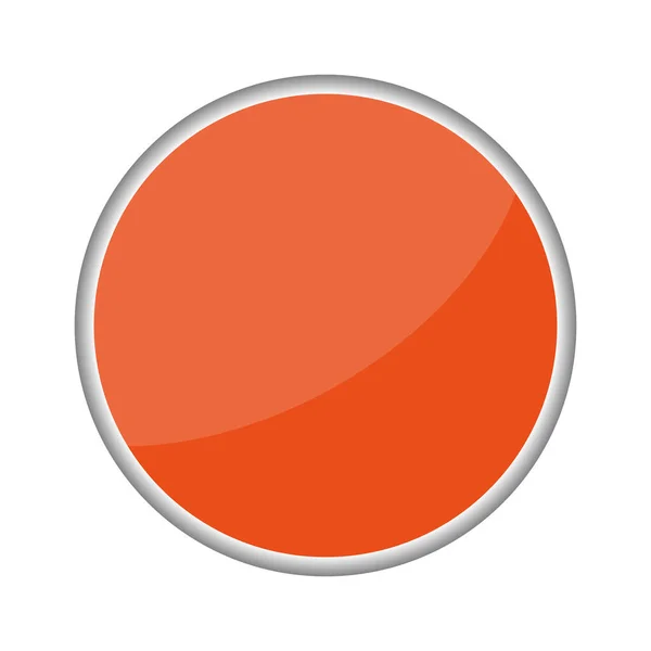 Zestaw Pomarańczowy Puste Okrągłych Przycisków Stronie Internetowej Lub Aplikacji Eps10 — Wektor stockowy