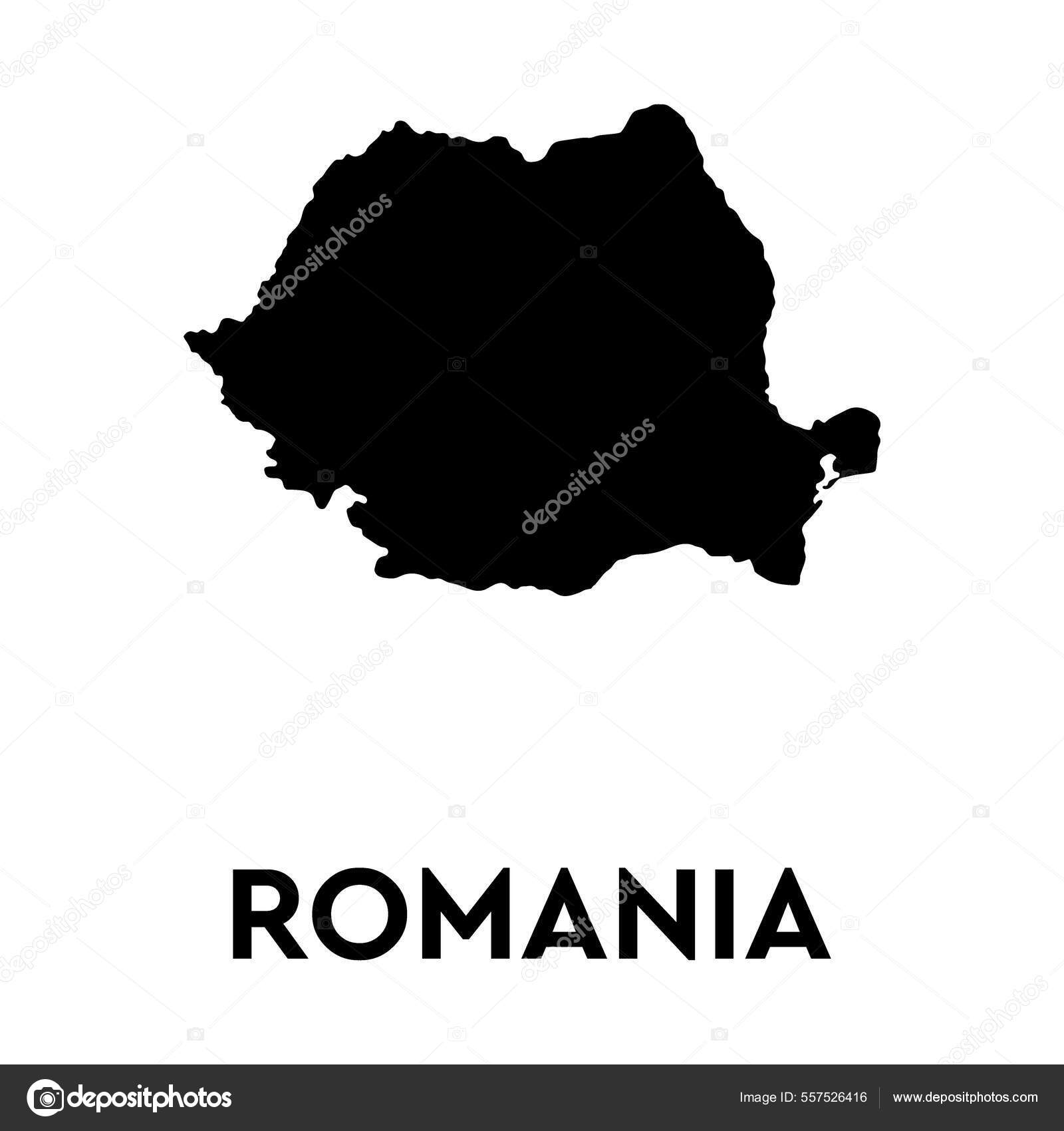 Romania mappa Foto Stock, Romania mappa Immagini | Depositphotos