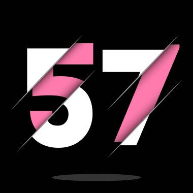 Yaratıcı Kesimi ve Siyah Çember Arkaplanı olan 557 Numaralı Logo Tasarımı. Yaratıcı logo tasarımı.