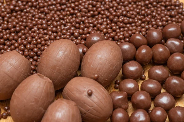 Different Types Chocolate Balls — Stock Photo, Image