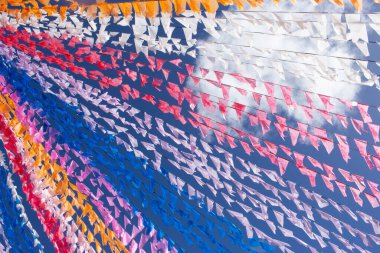 Güzel ve renkli Haziran parti bayrakları