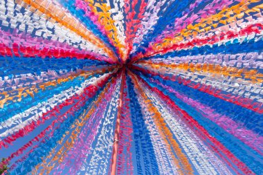 Güzel ve renkli Haziran parti bayrakları