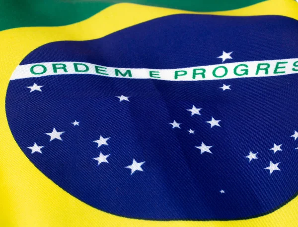 Lauro Freitas Brasile Luglio 2022 Bandiera Brasiliana — Foto Stock