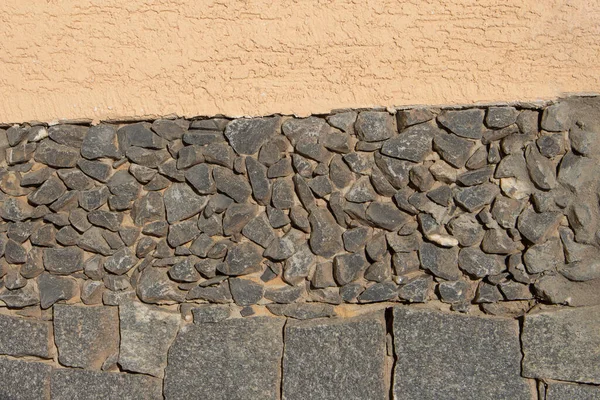 Три Види Красивого Сірого Каменю Фону — стокове фото