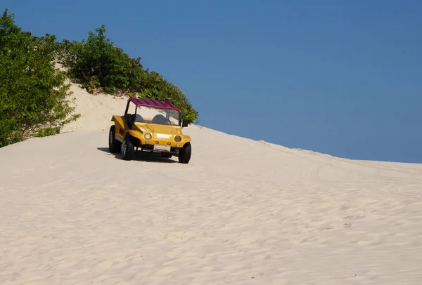 Пляжний Автомобіль Пляжі Сонячний День — стокове фото