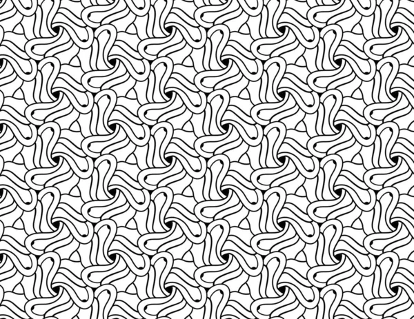 Abstract Coloring Page Pattern Adults Meditative Art Color Stress Relief — 图库照片#