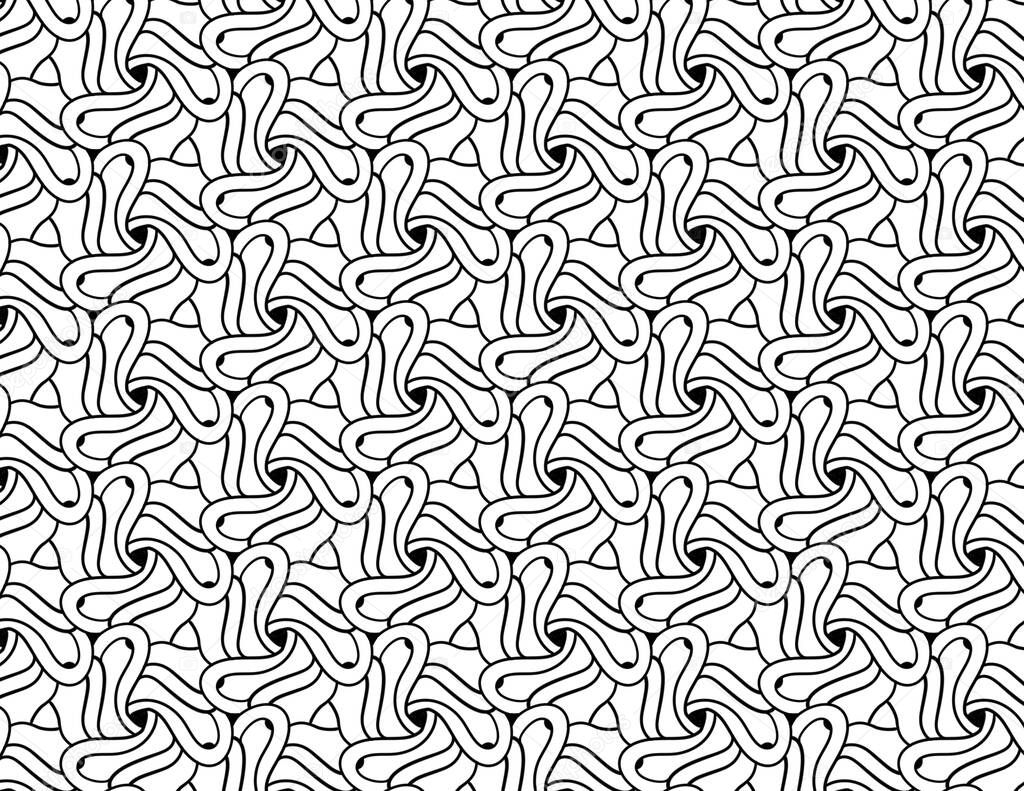 Abstract coloring page pattern for adults. Meditative art to color for stress relief and relaxing. Triangle inspired fun idea for coloring book. Hand drawn texture for therapy, anxiety, self love