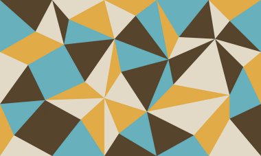 1970 iyi titreşimler geometrik vektör arkaplan. 70 'lerin amaçlarına sahip soyut duvar kağıtları. Sıcak 1970 'lerin estetik üçgen çizimi. Eski tip hippi titreşimleri, psikedelik moda, kusursuz afişler.