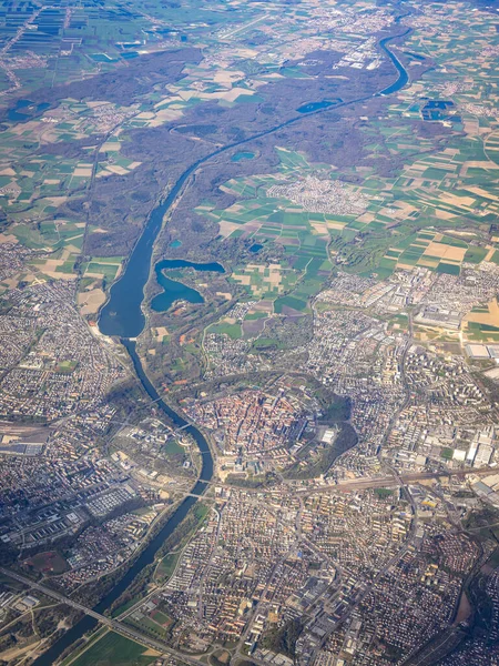 Luftaufnahme Einer Stadt Deutschland — Stockfoto