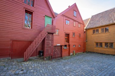 Bryggen - Norveç 'in Bergen' in en eski bölgesi.