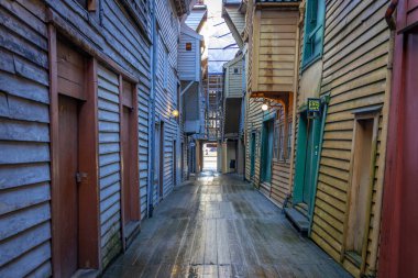 Bryggen - Norveç 'in Bergen' in en eski bölgesi.