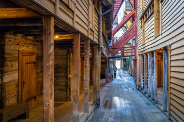Bryggen - Norveç 'in Bergen' in en eski bölgesi.