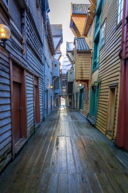 Bryggen - Norveç 'in Bergen' in en eski bölgesi.