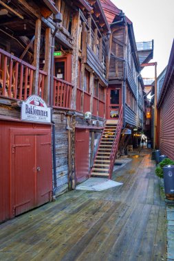 Bryggen - Norveç 'in Bergen' in en eski bölgesi.