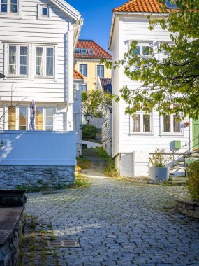 Norveç 'in Bergen şehrinde.
