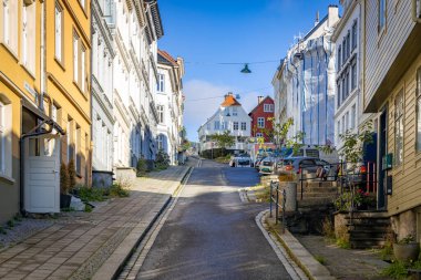 Norveç 'in Bergen şehrinde.