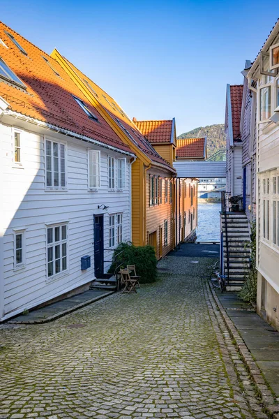 Old Town City Bergen Norway — Foto Stock