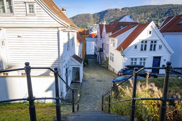 Old Town City Bergen Norway — Foto Stock