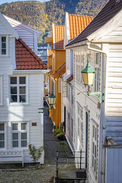 Old Town City Bergen Norway — Foto Stock