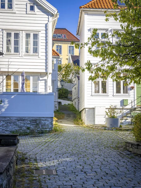 Old Town City Bergen Norway — Foto Stock