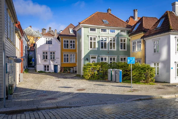 Old Town City Bergen Norway — Foto Stock