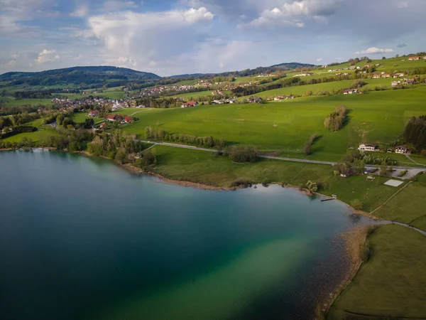 Avusturya Nın Oberoesterreich Kentindeki Irrsee Harika Bir Dinlenme Yeri — Stok fotoğraf