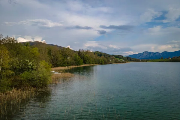 Beautiful Landscape Zeller Bach Irrsee River Austria — 스톡 사진