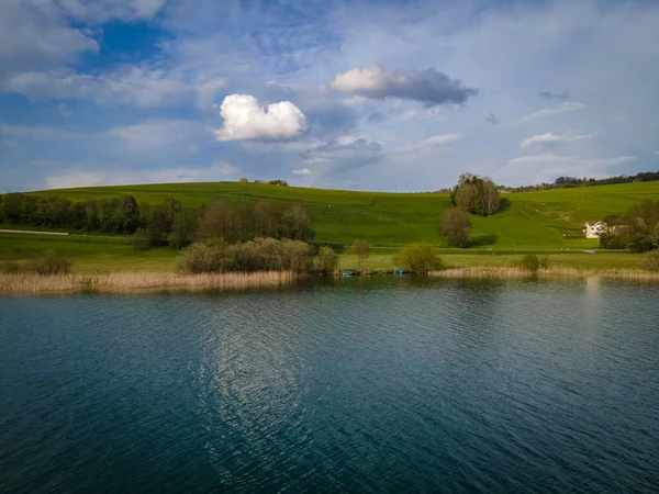 Beautiful Landscape Zeller Bach Irrsee River Austria — Foto Stock