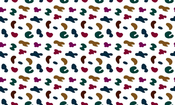 Patrón Abstracto Sin Costuras Con Estampado Leopardo Ilustración Vectorial — Vector de stock