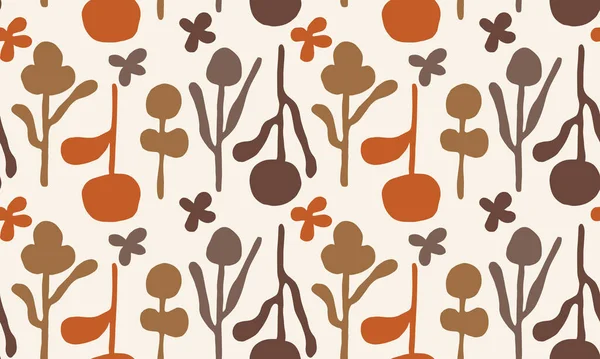 Patrón Floral Sin Costuras Ilustración Vectorial — Archivo Imágenes Vectoriales