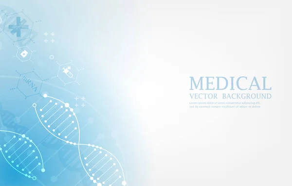 Medicinsk Vit Backgroud Ecg Medical Ikoner Hexagon Geometrisk — Stock vektor