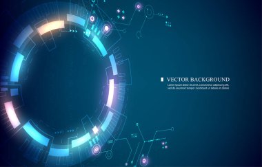 Soyut Yaratıcı Görünüm Tasarım Teknolojisi Vektör Arkaplanı