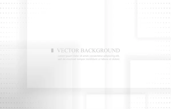 Abstract White Gray Vector Square Shape Background —  Vetores de Stock