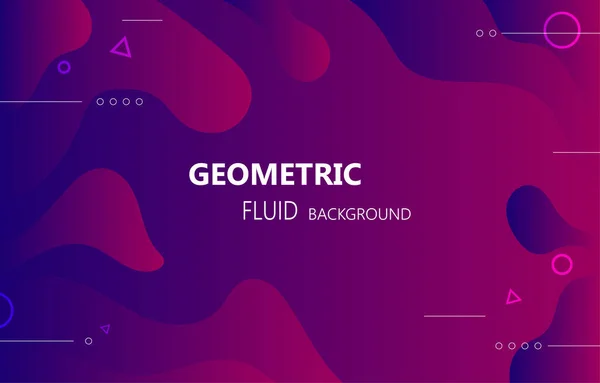 Moderne Abstrakte Fluid Vektor Farbhintergrund — Stockvektor