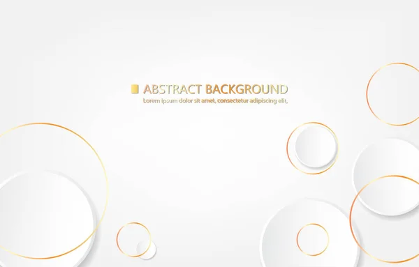 Abstrait Vecteur Luxe Background Geometric Cercles Forme — Image vectorielle