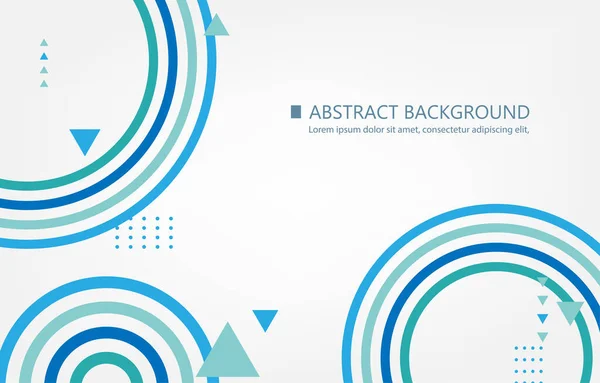Geometric Circle Vector Abstract Background — ストックベクタ