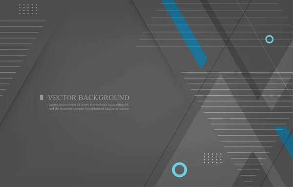 Basic Rgbabstract Futuristic Geometric Triangle Shape Dark Background — Stock vektor