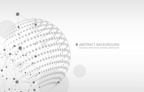  White vector techonology global commuication concept