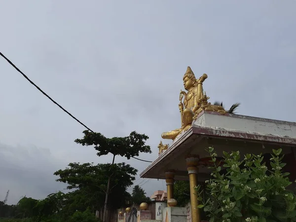 Channapatna Karataka India Aug 2021 Closeup Beautiful Old Sri Arkeshwara — 스톡 사진