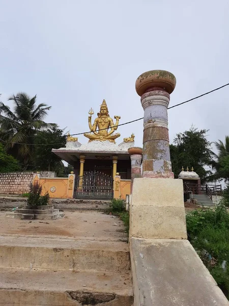 Channapatna Karnataka India Aug 2021 Primer Plano Del Hermoso Templo — Foto de Stock