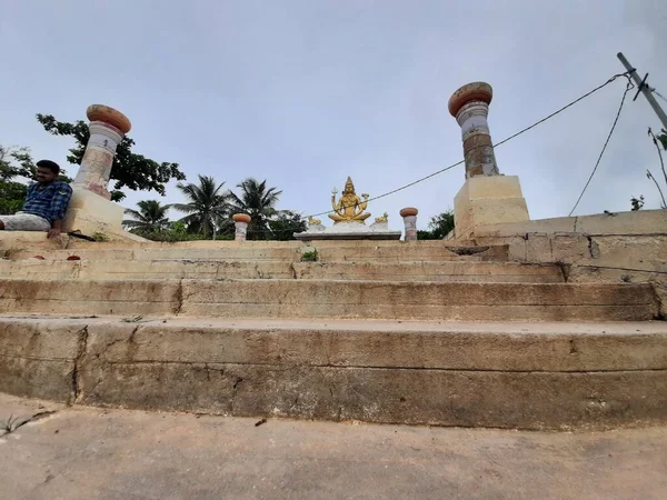 Channapatna Karnataka Hindistan Aug 2021 Güzel Eski Sri Arkeshwara Tapınağı — Stok fotoğraf