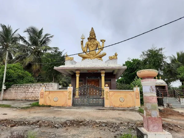 Channapatna Karnataka India Aug 2021 Primer Plano Del Hermoso Templo — Foto de Stock