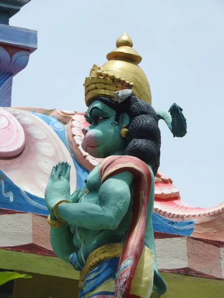 Channapatna Karnataka India August 2021 Closeup Beautiful Bettada Thimmappa Temple — 图库照片